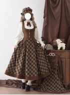 Cyans Qing Shattered Pocket Watch Vest and Skirt(Pre-Order/Full Payment Without Shipping)